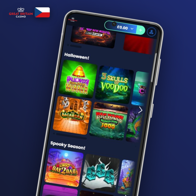 Mobilní aplikace GB Casino pro Android a iOS s biometrickým přihlášením