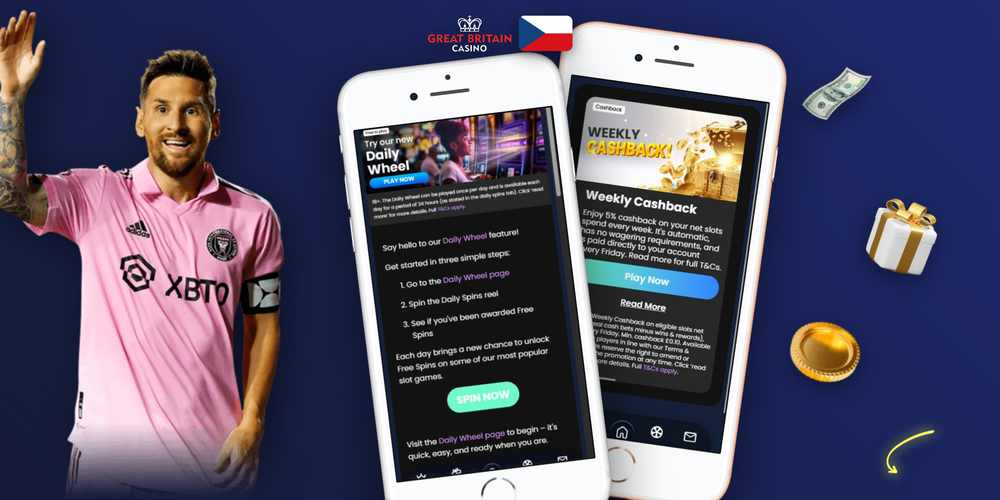 Formulář GB Casino se zadaným promo kódem bez vkladu v poli pro aktivaci